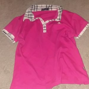 Pink Auth Burberry Shirt